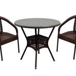 Комплект садовой мебели Deco коричневый