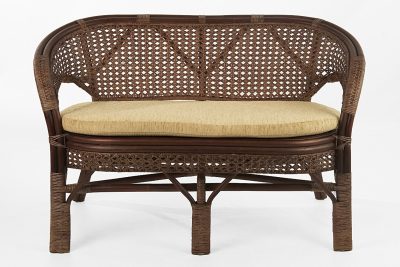Диван 2-местный Pelangi 65x120x75 см орех — изображение 3