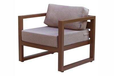 Кресло уличное Capri 75x80x77 см коричневый