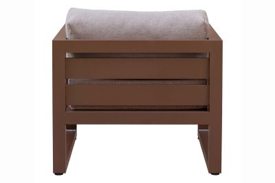 Кресло уличное Capri 75x80x77 см коричневый — изображение 5