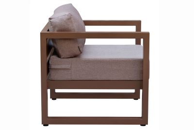 Кресло уличное Capri 75x80x77 см коричневый — изображение 6