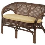 Диван 2-местный Pelangi 65x120x75 см орех