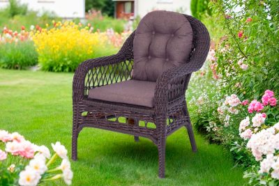 Кресло Nika 81x70x92 см коричневый — изображение 3