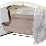Садовые качели Винтаж 139x237x174 см коричневый