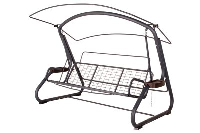 Садовые качели Империя 125x262x185 см черный — изображение 9