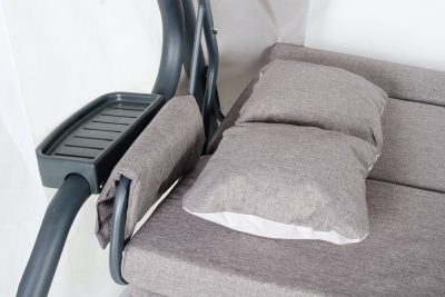 Садовые качели Империя 125x262x185 см черный — изображение 12