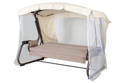 Садовые качели Винтаж 139x237x174 см коричневый — изображение 4