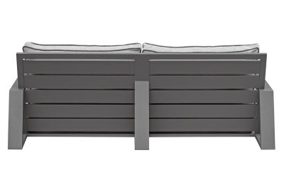 Диван уличный Korfu 94x188x68 см серый — изображение 4