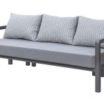 Диван уличный Amalfi 65x190x76 см серый