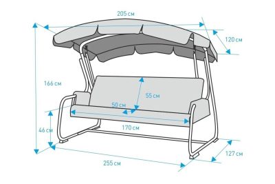 Садовые качели Тропикана