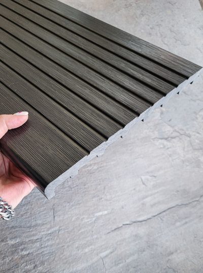 Ступень ДПК Latitudo Стэп-320 320х24х4000 Графит Полнотелая