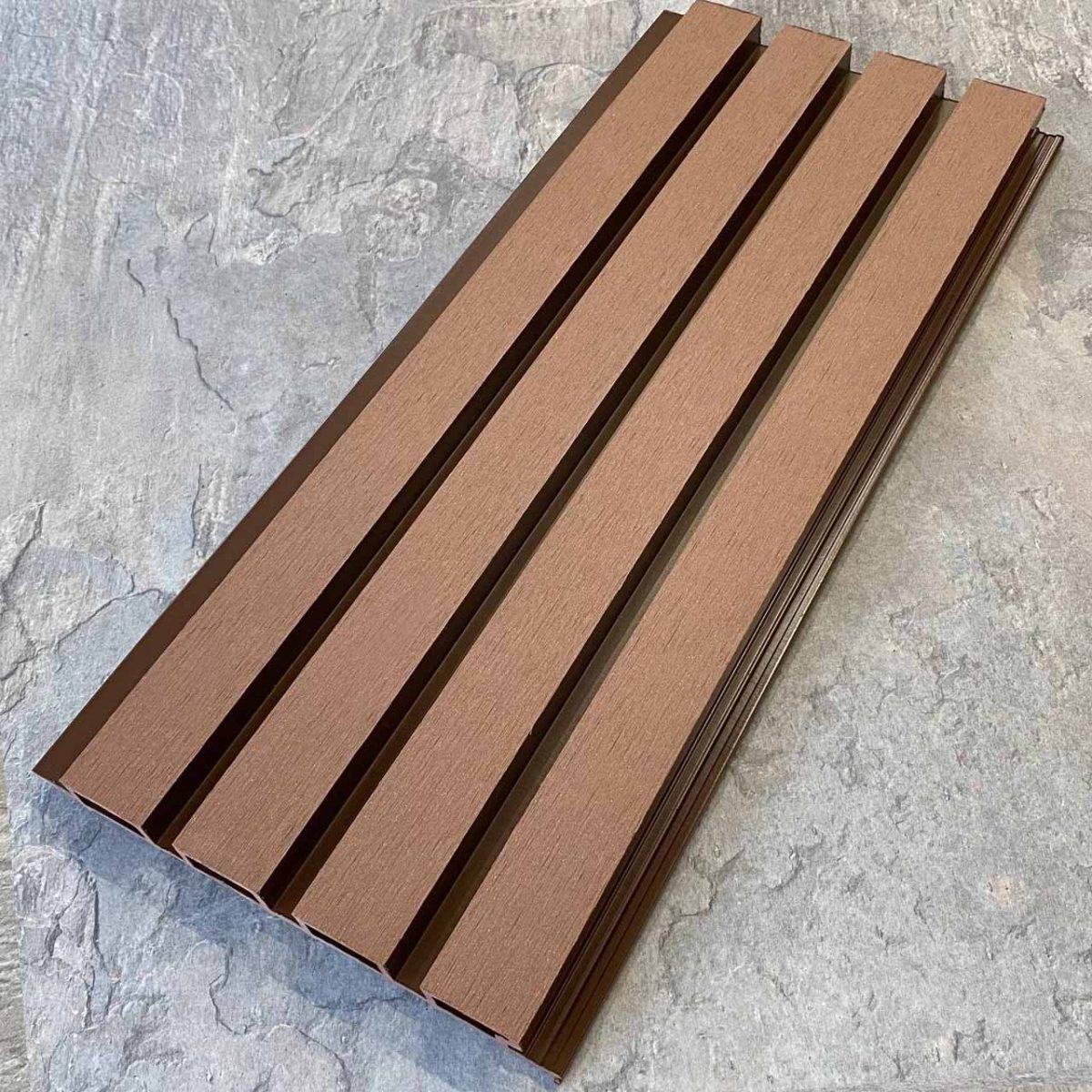 Фасадная реечная панель EasyDecking  Вуд-Икс 219х26х3010 Коричневый Шлифованная