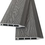 Заборная панель шип-паз EasyDecking Вуд-Икс 146х20х2210 Серый 3Д