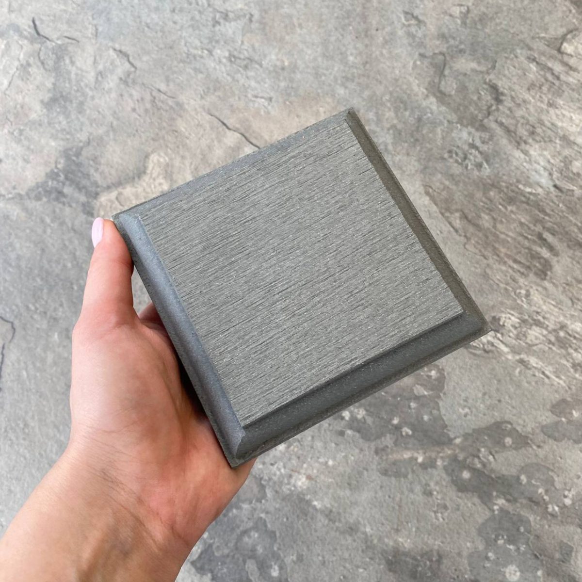 Крышка столба EasyDecking Вуд-Икс 125х125 Серый