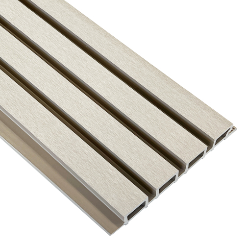 Фасадная реечная панель EasyDecking Вуд-Икс 219х26х3010 Бежевый Шлифованная
