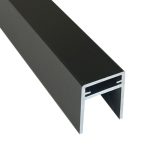 Алюминиевый П-профиль EasyDecking 35x25x3000 Черное дерево