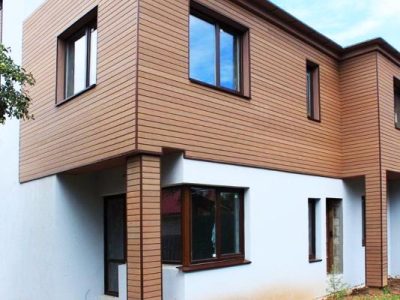 Фасадная панель 3D Holzhof 165*15*3000мм, серый