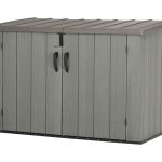 Ящик пластиковый WoodLook, 2100 л, серый