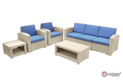 Комплект мебели Раттан Премиум 5 / Rattan Premium 5, серый
