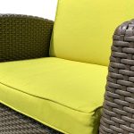 Комплект чехлов на подушки для мебели Раттан Премиум / Rattan Premium, нео яблоко