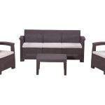 Комплект мебели Раттан Комфорт 5 / Rattan Comfort 5, венге