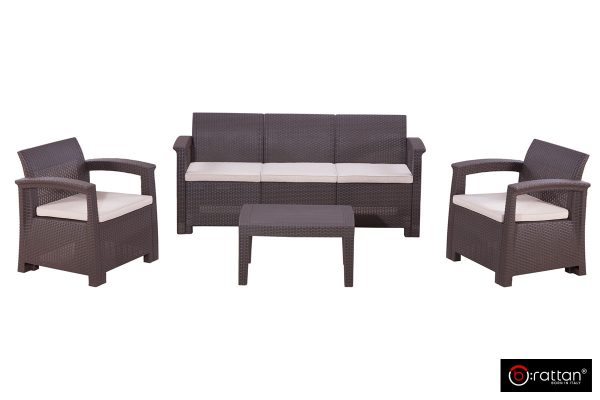 Комплект мебели Раттан Комфорт 5 / Rattan Comfort 5, венге