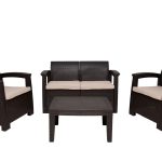 Комплект мебели Раттан Комфорт 4 / Rattan Comfort 4, венге
