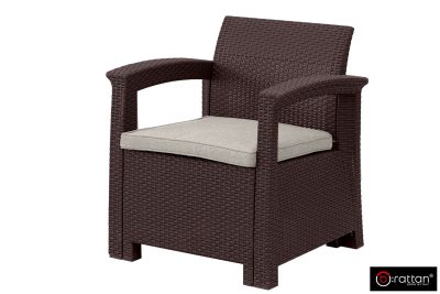Комплект мебели Раттан Комфорт 3 / Rattan Comfort 3, венге