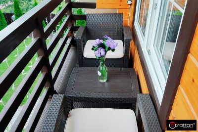 Комплект мебели Раттан Комфорт 3 / Rattan Comfort 3, венге