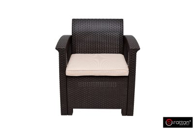Комплект мебели Раттан Комфорт 3 / Rattan Comfort 3, венге