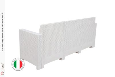 Комплект мебели НЕБРАСКА СОФА 3 / NEBRASKA SOFA 3 (3х местный диван), белый