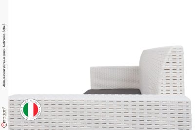 Комплект мебели НЕБРАСКА СОФА 3 / NEBRASKA SOFA 3 (3х местный диван), белый