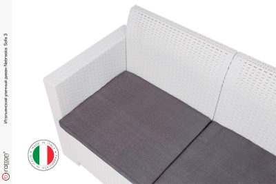 Комплект мебели НЕБРАСКА СОФА 3 / NEBRASKA SOFA 3 (3х местный диван), белый