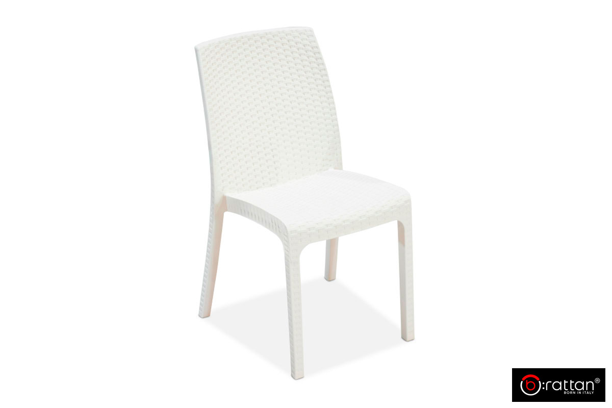 Стул B:rattan ВИРДЖИНИЯ / VIRGINIA без подлокотников, белый Стул B:rattan ВИРДЖИНИЯ / VIRGINIA без подлокотников, белый
