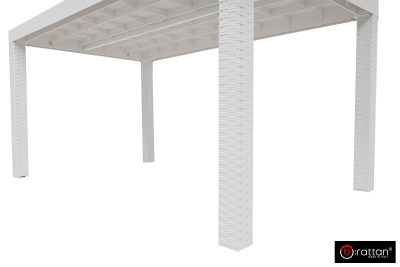 Стол B:rattan ХЬЮСТОН / HOUSTON 1500*900мм, белый