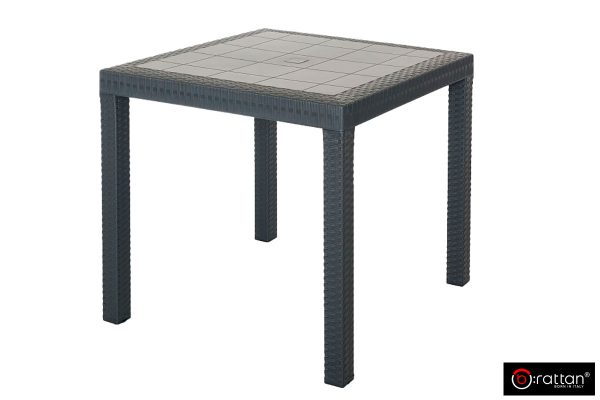 Стол B:rattan ДАЛЛАС / DALLAS 800*800мм, коричневый