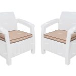 Комплект кресел TWEET Double Seat, цвет: белый