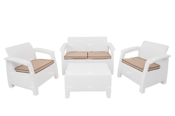 Комплект уличной мебели TWEET Terrace Set, белый