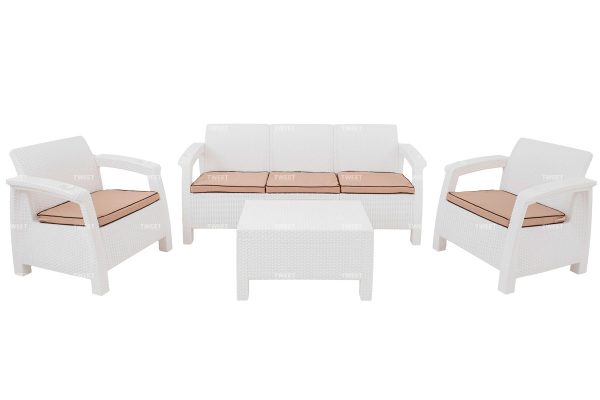 Комплект уличной мебели TWEET Terrace Set Max, белый