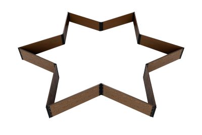 Шарнир для клумбы Holzhof 30*225мм, пластик коричневый