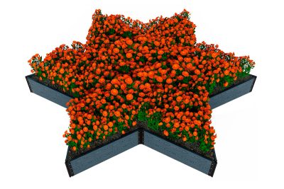 Доска грядочная NauticPrime 225*30*2950мм, серый