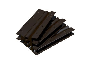 Шарнир для клумбы Holzhof 30*300мм, пластик коричневый