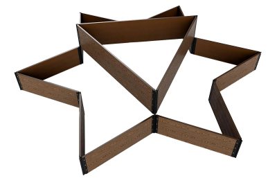 Доска грядочная Holzhof 225*30*2950мм, тиснение 3D