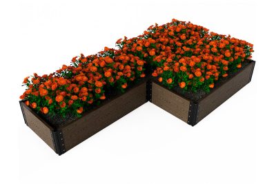 Доска грядочная Holzhof 300*30*2950мм, тиснение 3D