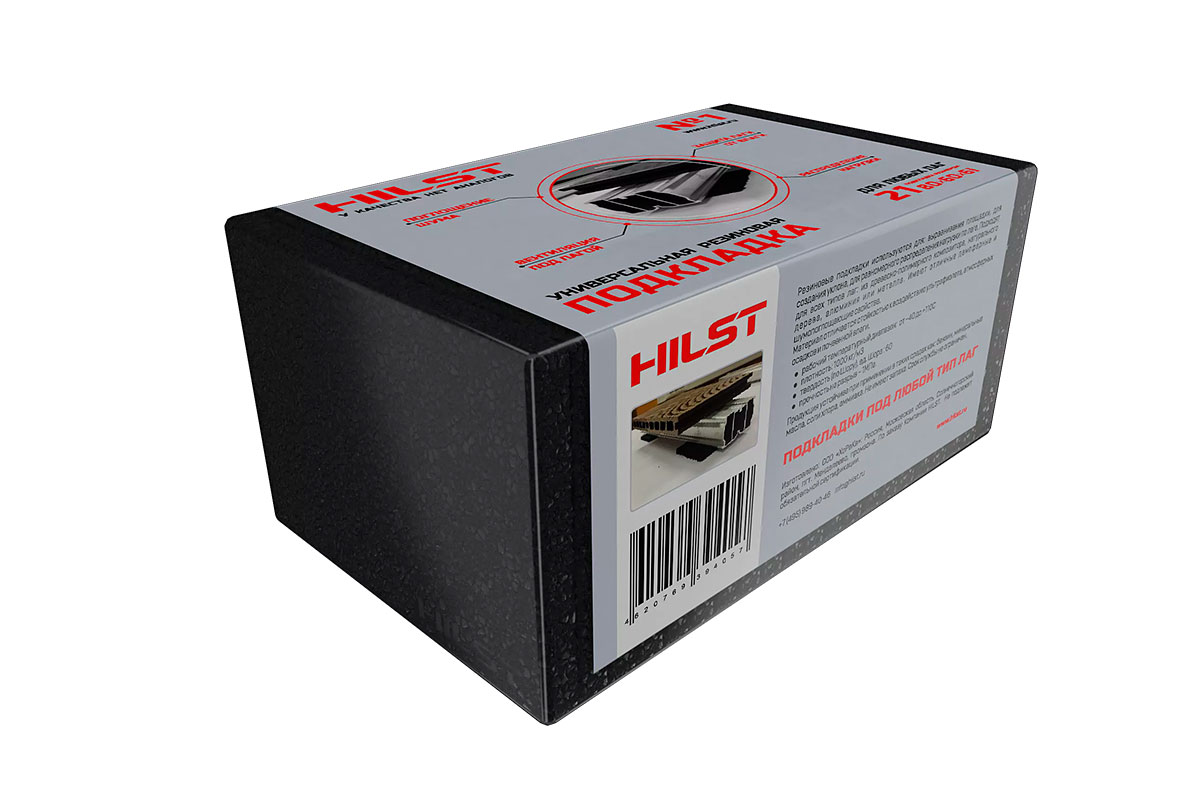 Резиновая подкладка HILST 80*60*6 мм (20 шт. в комплекте) Резиновая подкладка HILST 80*60*6 мм (20 шт. в комплекте)