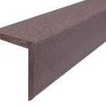Уголок ДПК равнополочный NauticPrime, 57*57*3000мм брашинг, коричневый