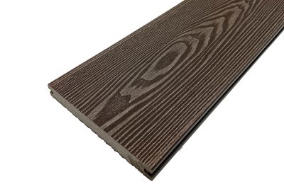 Палубная доска полнотелая из ДПК марки HOLZHOF Solid, 150*18