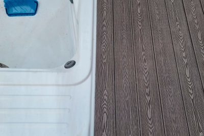 Палубная доска полнотелая из ДПК марки HOLZHOF Solid, 150*18