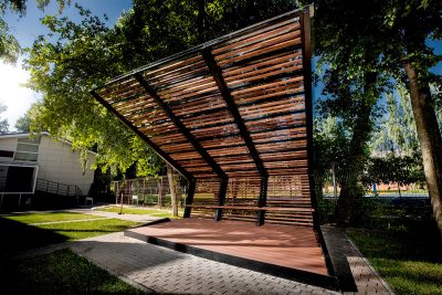 Палубная доска полнотелая из ДПК марки HOLZHOF Solid, 150*18