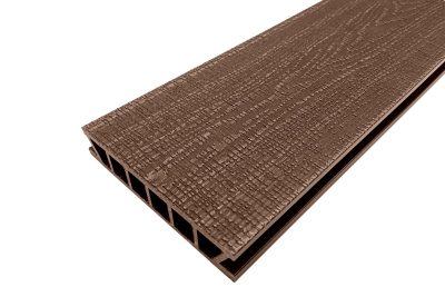 Террасная доска Deckron (Декрон) WoodLike с 3D тиснением, 153*28
